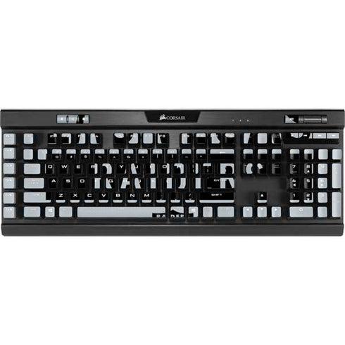 NFL Las Vegas Raiders Silver Performance Series K95 RGB PLATINUM Mechanical Gaming Keyboard Skin