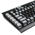 NFL Las Vegas Raiders Silver Performance Series K95 RGB PLATINUM Mechanical Gaming Keyboard Skin