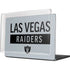 NFL Las Vegas Raiders Silver Performance Series MacBook Pro 14in (2021-24) Case plus Skin