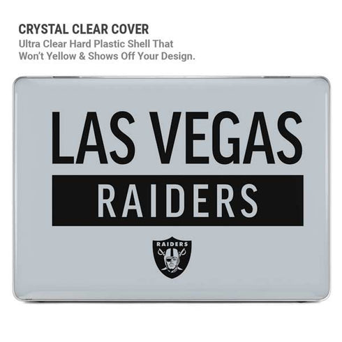 NFL Las Vegas Raiders Silver Performance Series MacBook Pro 14in (2021-24) Case plus Skin