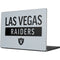 NFL Las Vegas Raiders Silver Performance Series Apple MacBook Pro 14-inch Skin