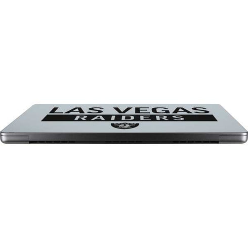 NFL Las Vegas Raiders Silver Performance Series Apple MacBook Pro 14-inch Skin