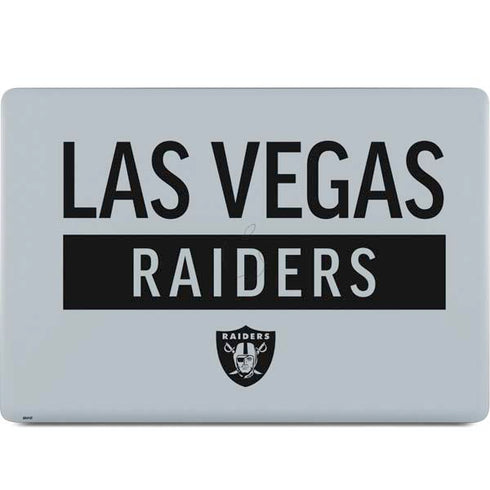 NFL Las Vegas Raiders Silver Performance Series MacBook Skins