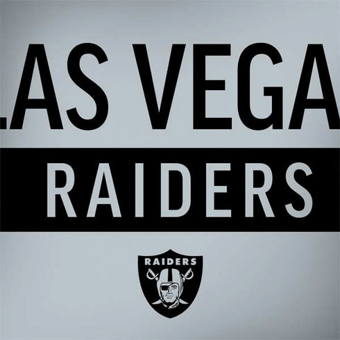 NFL Las Vegas Raiders Silver Performance Series MacBook Skins