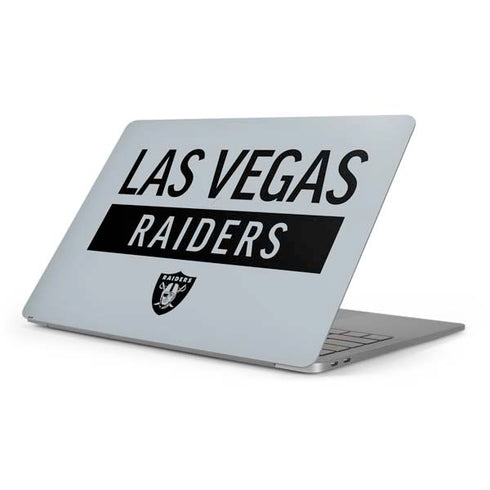 NFL Las Vegas Raiders Silver Performance Series Apple MacBook Pro 16-inch Skin