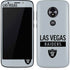NFL Las Vegas Raiders Silver Performance Series Moto E5 Play Skin