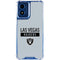 NFL Las Vegas Raiders Silver Performance Series Moto G 5G (2024) Clear Case