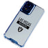NFL Las Vegas Raiders Silver Performance Series Moto G Play 4G (2024) Clear Case