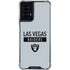 NFL Las Vegas Raiders Silver Performance Series Moto G Power 5G (2024) Clear Case