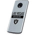 NFL Las Vegas Raiders Silver Performance Series Moto G6 Skin