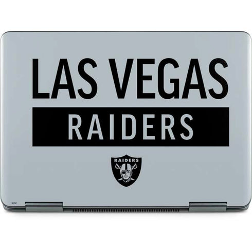 NFL Las Vegas Raiders Silver Performance Series Notebook 9 Pro 13in (2017) Skin