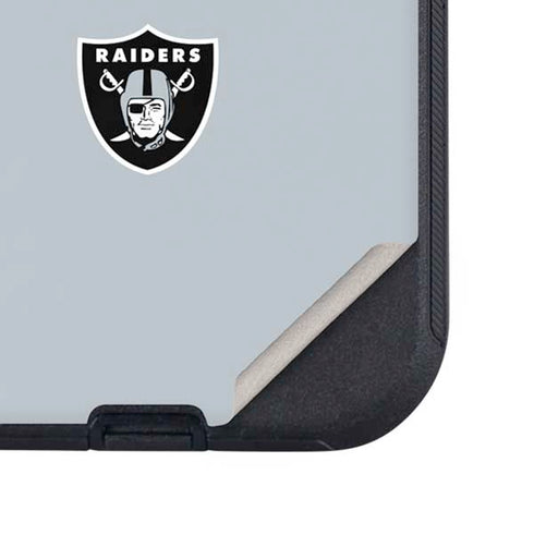 NFL Las Vegas Raiders Silver Performance Series Otterbox Defender iPhone Skin