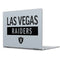NFL Las Vegas Raiders Silver Performance Series Pixelbook Skin