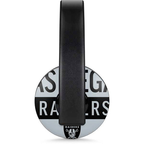 NFL Las Vegas Raiders Silver Performance Series PlayStation 4 Gold Wireless Headset Skin