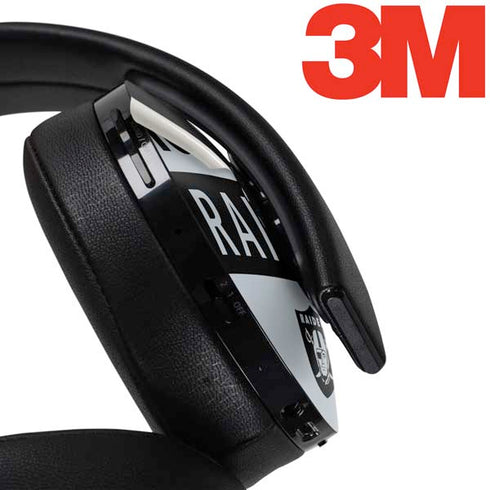 NFL Las Vegas Raiders Silver Performance Series PlayStation 4 Gold Wireless Headset Skin