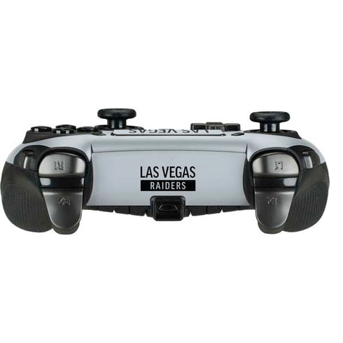 NFL Las Vegas Raiders Silver Performance Series PlayStation Scuf Vantage 2 Controller Skin