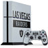 NFL Las Vegas Raiders Silver Performance Series PS4 Console and Controller Bundle Skin