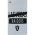 NFL Las Vegas Raiders Silver Performance Series PS5 Pro Console Skin