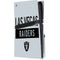 NFL Las Vegas Raiders Silver Performance Series PS5 Pro Disk Console Skin