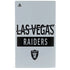 NFL Las Vegas Raiders Silver Performance Series PS5 Slim Digital Edition Console Skin