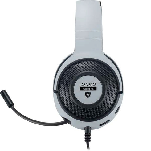 NFL Las Vegas Raiders Silver Performance Series Razer Kraken X Skin