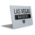 NFL Las Vegas Raiders Silver Performance Series Surface Book 2 13.5in Skin