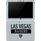 NFL Las Vegas Raiders Silver Performance Series Surface Go Skin