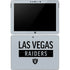 NFL Las Vegas Raiders Silver Performance Series Surface Go Skin