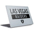 NFL Las Vegas Raiders Silver Performance Series Surface Laptop 2 Skin