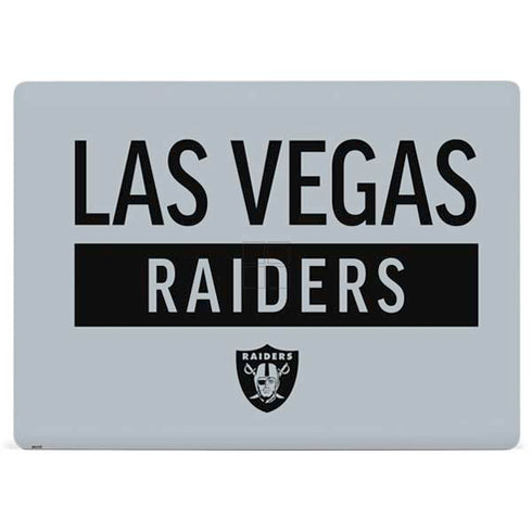 NFL Las Vegas Raiders Silver Performance Series Surface Laptop 2 Skin