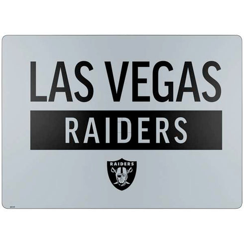 NFL Las Vegas Raiders Silver Performance Series Surface Laptop 7 15in Skin