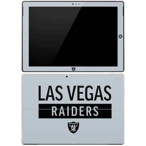 NFL Las Vegas Raiders Silver Performance Series Surface Pro 3 Skin