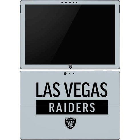 NFL Las Vegas Raiders Silver Performance Series Surface Pro 6 Skin