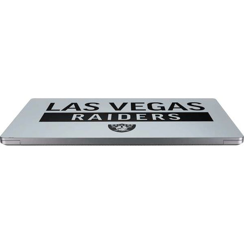 NFL Las Vegas Raiders Silver Performance Series Laptop Skins
