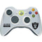 NFL Las Vegas Raiders Silver Performance Series Xbox 360 Wireless Controller Skin