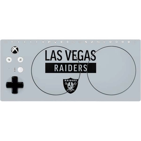 NFL Las Vegas Raiders Silver Performance Series Xbox Adaptive Controller Skin
