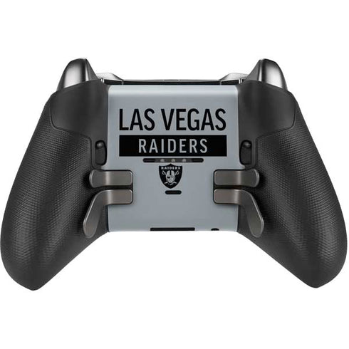 NFL Las Vegas Raiders Silver Performance Series Xbox Elite Wireless Controller Series 2 Skin