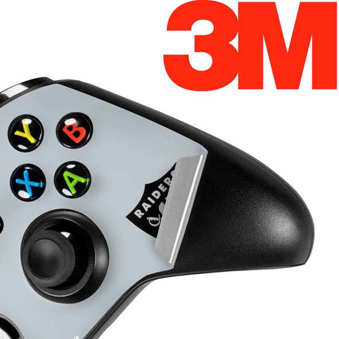 NFL Las Vegas Raiders Silver Performance Series Xbox One S All-Digital Edition Bundle Skin