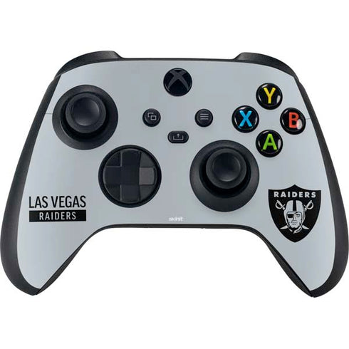 NFL Las Vegas Raiders Silver Performance Series XBox Series X Digital Edition Bundle Skin