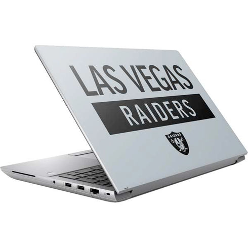 NFL Las Vegas Raiders Silver Performance Series HP ZBook Fury 16 G10 Skin