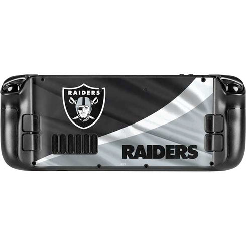 NFL Las Vegas Raiders Steam Deck Handheld Gaming Computer Skin