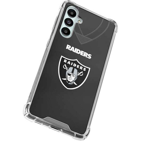 NFL Las Vegas Raiders Team Jersey Galaxy A16 5G Clear Case