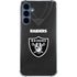 NFL Las Vegas Raiders Team Jersey Galaxy A55 5G Clear Case