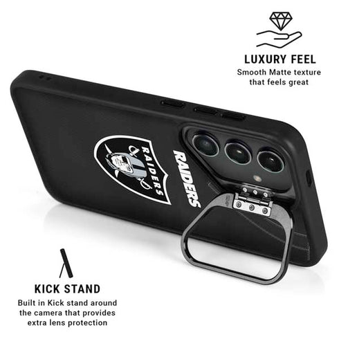 NFL Las Vegas Raiders Team Jersey Galaxy S25 Kickstand Case