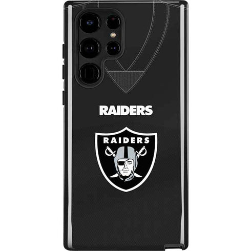 NFL Las Vegas Raiders Team Jersey Galaxy S25 Ultra Impact Case