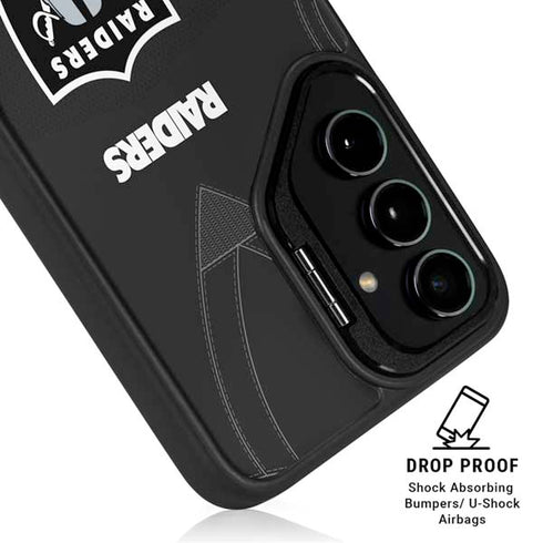 NFL Las Vegas Raiders Team Jersey Galaxy S24 Ultra Kickstand Case