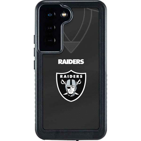 NFL Las Vegas Raiders Team Jersey Galaxy S24 Waterproof Case