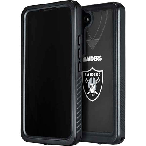 NFL Las Vegas Raiders Team Jersey Galaxy S24 Waterproof Case