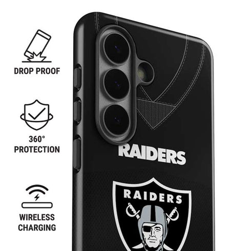 NFL Las Vegas Raiders Team Jersey Galaxy S26 Impact Case