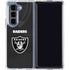 NFL Las Vegas Raiders Team Jersey Galaxy Z Fold5 5G Clear Case